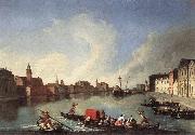 RICHTER, Johan View of the Giudecca Canal oil on canvas